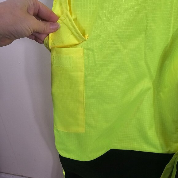 PIP Insulated Bib Overalls Sz XL High Visibility Pockets Reflective Ripstop - Picture 10 of 12